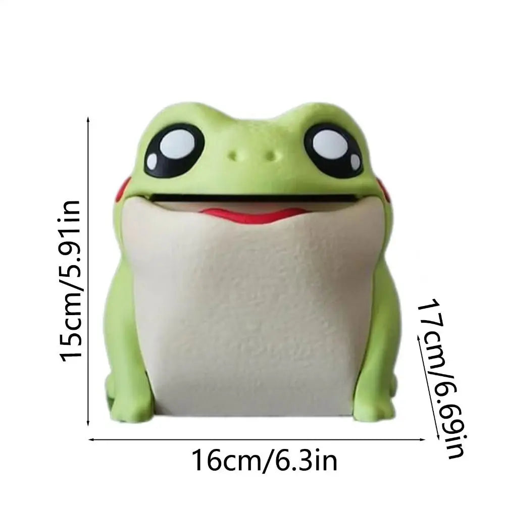 Opening Frog Toilet Paper Holder