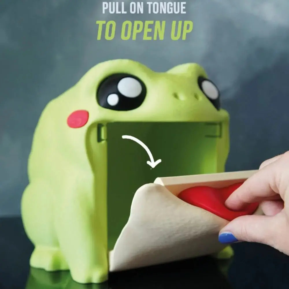 Opening Frog Toilet Paper Holder