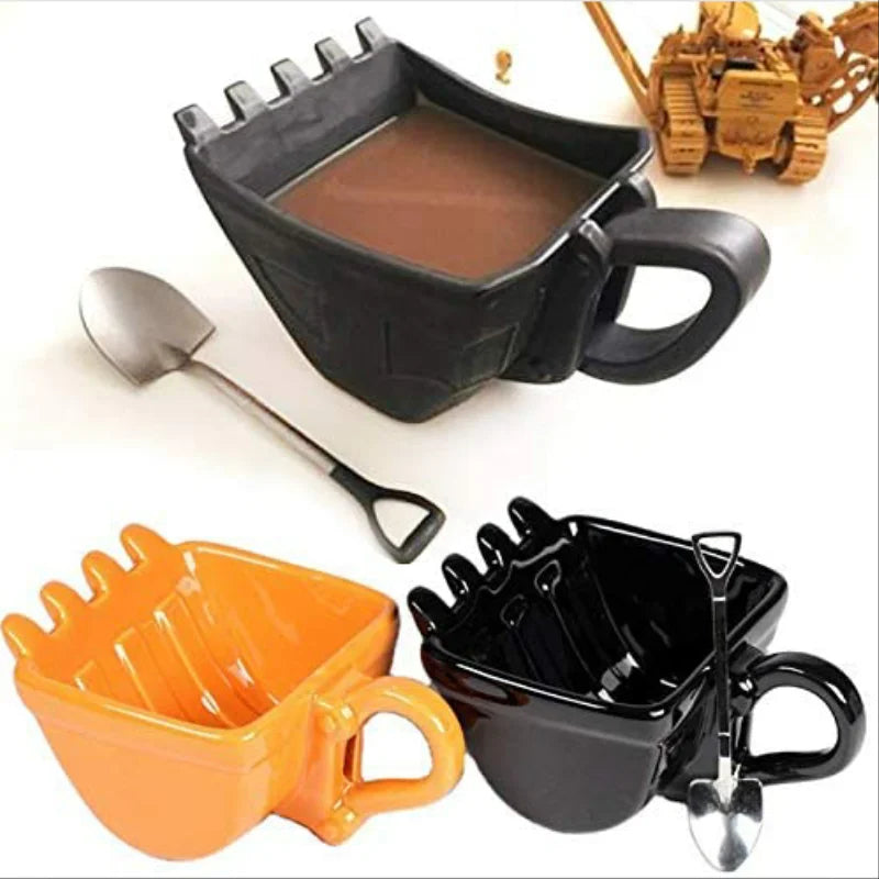 Excavator Bucket Mug